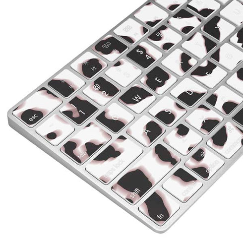 B&W Leopard Magic Keyboard Skin