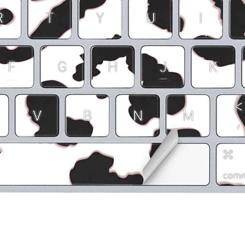 B&W Leopard Magic Keyboard Skin