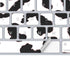 B&W Leopard Magic Keyboard Skin