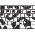 B&W Leopard Magic Keyboard with Numeric Keypad Skin