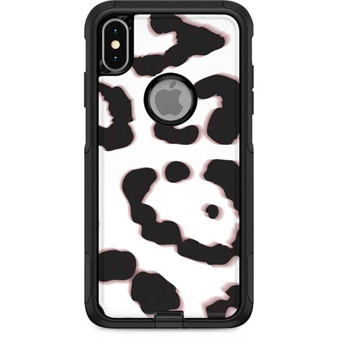 B&W Leopard Otterbox Commuter iPhone Skin