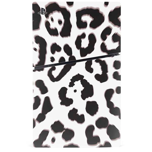 B&W Leopard PS5 Slim Disk Bundle Skin