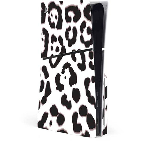 B&W Leopard PS5 Slim Disk Console Skin