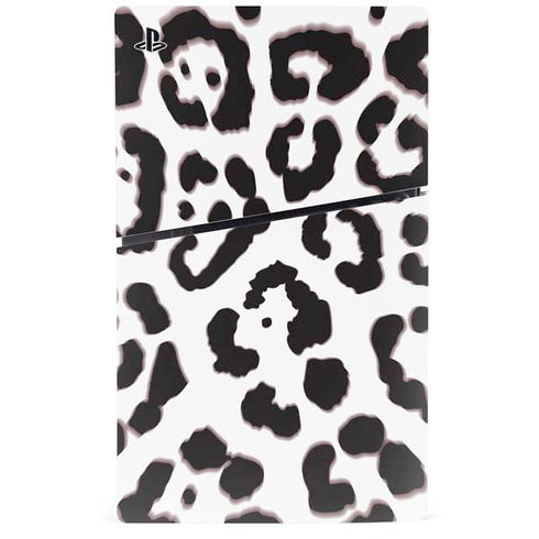 B&W Leopard PS5 Slim Disk Console Skin