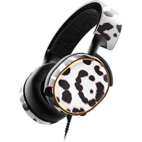 B&W Leopard SteelSeries Arctis 5 Skin