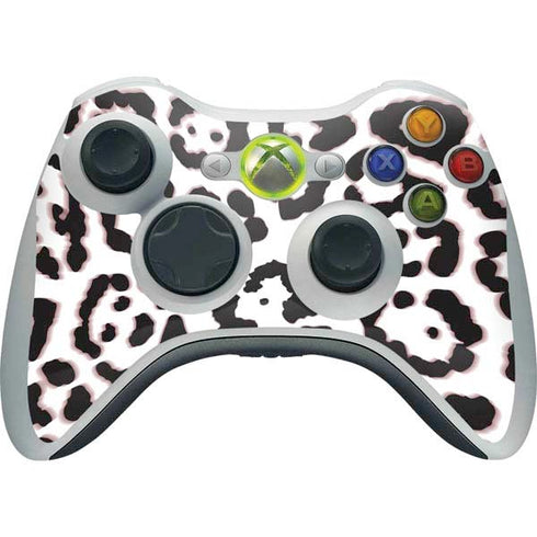 B&W Leopard Xbox 360 Wireless Controller Skin