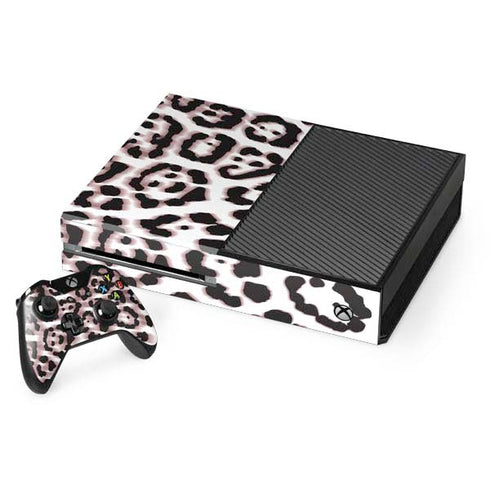 B&W Leopard Xbox One Console and Controller Bundle Skin