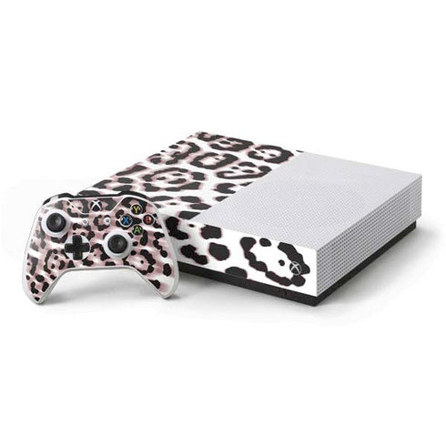 B&W Leopard Xbox One S All-Digital Edition Bundle Skin