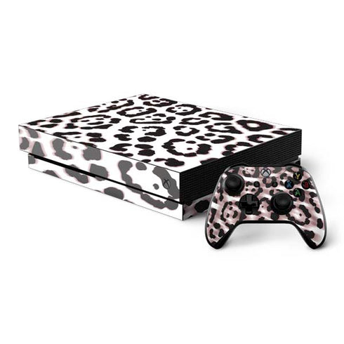 B&W Leopard Xbox One X Bundle Skin
