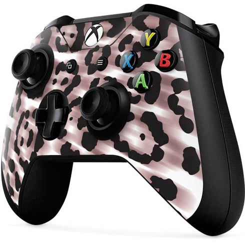 B&W Leopard Xbox One X Controller Skin