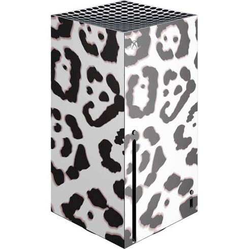 B&W Leopard Xbox Series X Console Skin