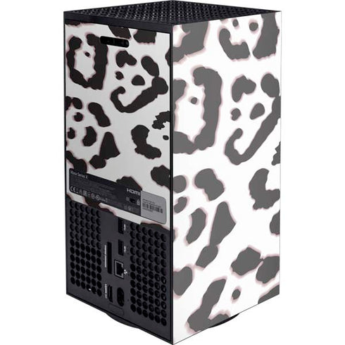 B&W Leopard Xbox Series X Console Skin