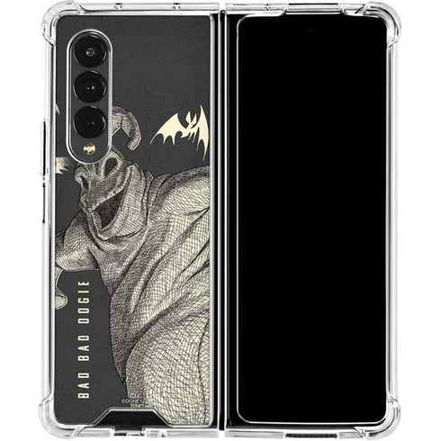 Disney The Nightmare Before Christmas Bad Bad Oogie Galaxy Z Fold4 5G Clear Case