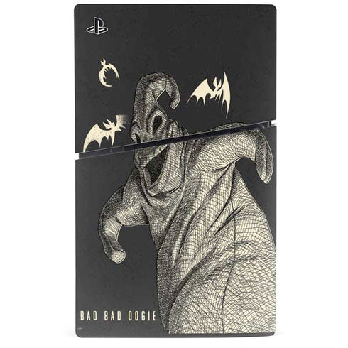 Disney The Nightmare Before Christmas Bad Bad Oogie PS5 Slim Disk Console Skin