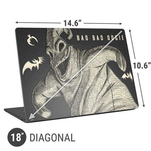Disney The Nightmare Before Christmas Bad Bad Oogie Universal Laptop 18in (14.6 x 10.6in) Skin