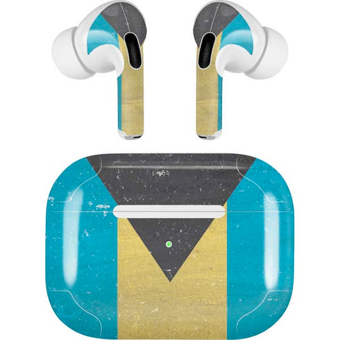 Bahamas Flag Distressed AirPods Pro 2nd Gen Skin