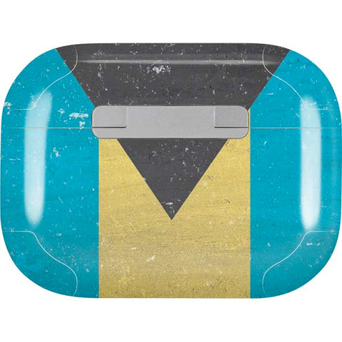 Bahamas Flag Distressed AirPods Pro 2nd Gen Skin