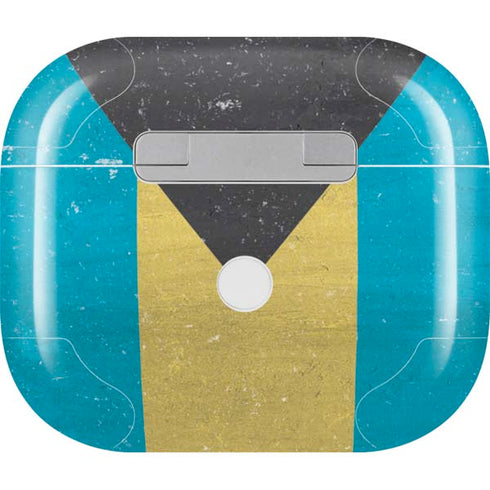 Bahamas Flag Distressed Apple AirPods (3rd Gen 2021) Skin