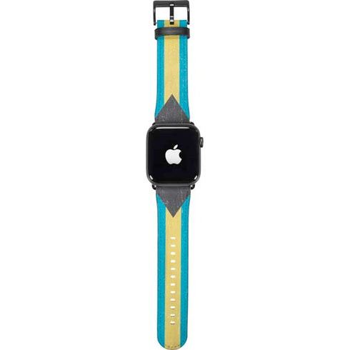 Bahamas Flag Distressed Apple Watch Band 38-40mm