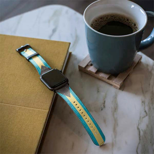 Bahamas Flag Distressed Apple Watch Band 38-40mm