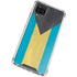 Bahamas Flag Distressed Galaxy A12 Clear Case
