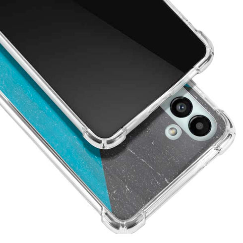 Bahamas Flag Distressed Galaxy A13 5G Clear Case