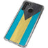 Bahamas Flag Distressed Galaxy A21 Clear Case