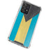 Bahamas Flag Distressed Galaxy A72 5G Clear Case