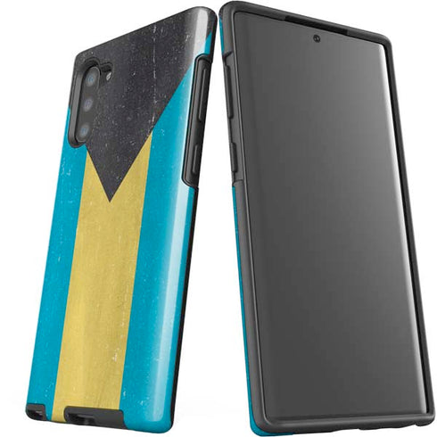 Bahamas Flag Distressed Galaxy Note 10 Pro Case