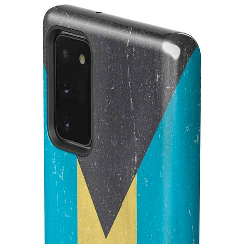 Bahamas Flag Distressed Galaxy Note20 5G Pro Case