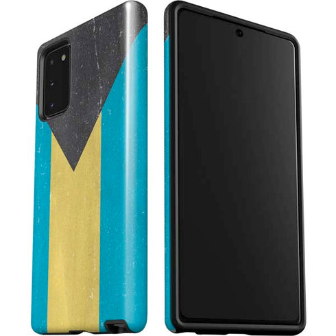 Bahamas Flag Distressed Galaxy Note20 5G Pro Case