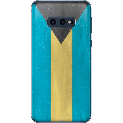 Bahamas Flag Distressed Galaxy S10e Skin