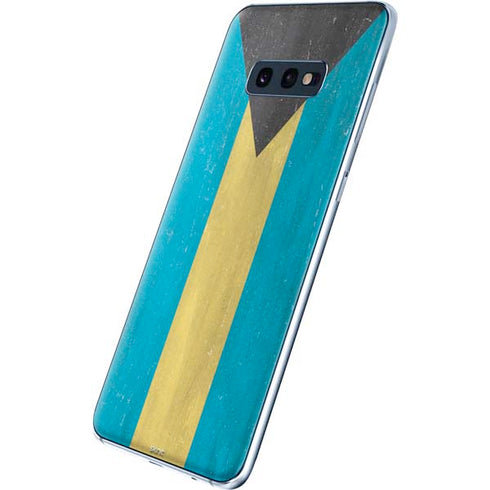 Bahamas Flag Distressed Galaxy S10e Skin