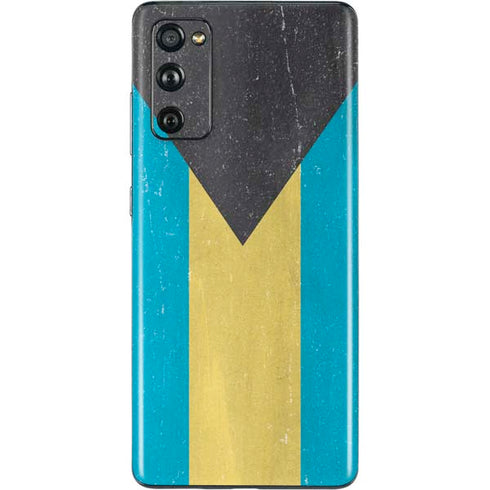 Bahamas Flag Distressed Galaxy S20 Fan Edition Skin
