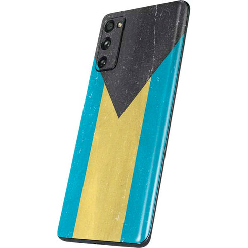 Bahamas Flag Distressed Galaxy S20 Fan Edition Skin