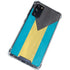 Bahamas Flag Distressed Galaxy S20 FE Clear Case