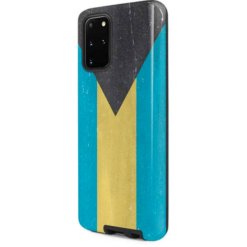 Bahamas Flag Distressed Galaxy S20 Plus Pro Case