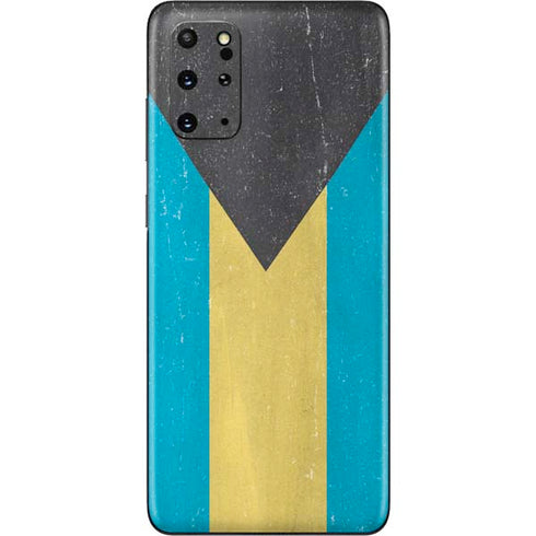 Bahamas Flag Distressed Galaxy S20 Plus Skin