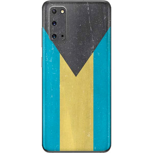 Bahamas Flag Distressed Galaxy S20 Skin