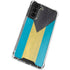 Bahamas Flag Distressed Galaxy S22 Plus Clear Case