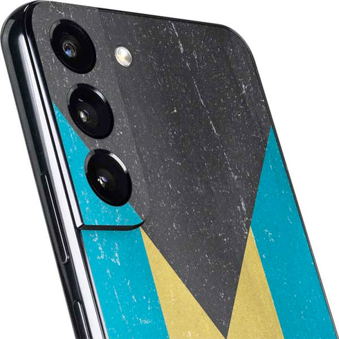 Bahamas Flag Distressed Galaxy S22 Plus Skin