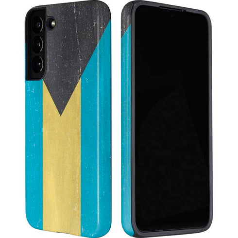 Bahamas Flag Distressed Galaxy S22 Pro Case