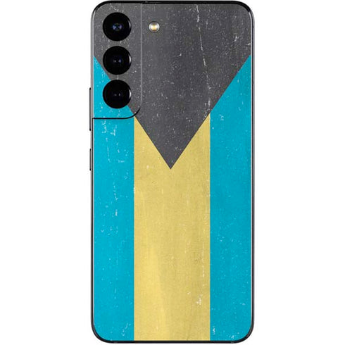 Bahamas Flag Distressed Galaxy S22 Skin