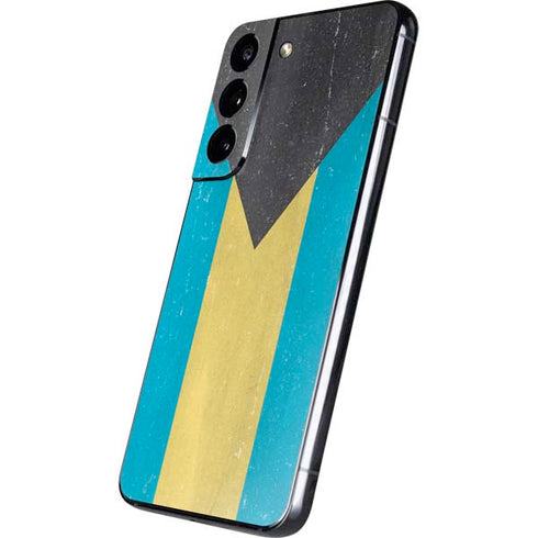 Bahamas Flag Distressed Galaxy S22 Skin