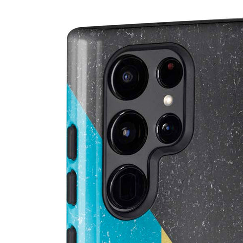 Bahamas Flag Distressed Galaxy S22 Ultra Pro Case