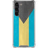 Bahamas Flag Distressed Galaxy S23 Plus Clear Case