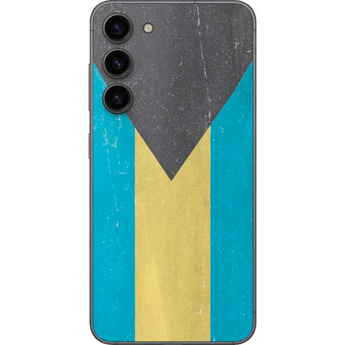 Bahamas Flag Distressed Galaxy S23 Plus Skin