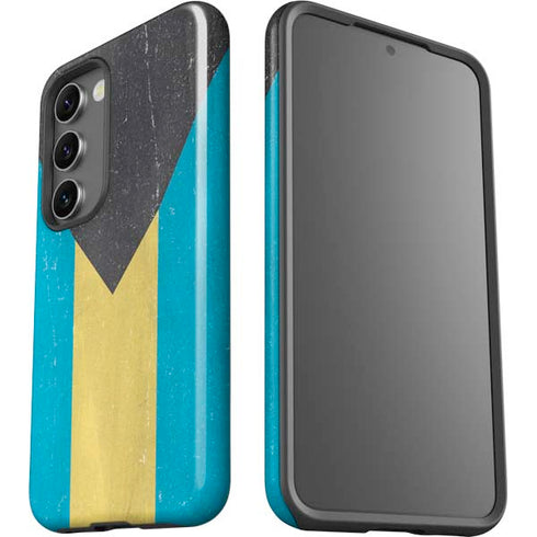 Bahamas Flag Distressed Galaxy S23 Pro Case
