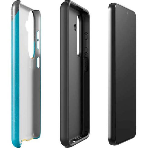 Bahamas Flag Distressed Galaxy S24 Plus Impact Case