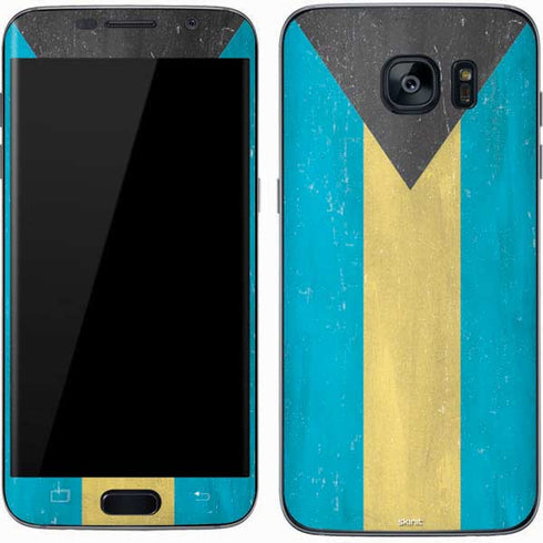 Bahamas Flag Distressed Galaxy S7 Skin